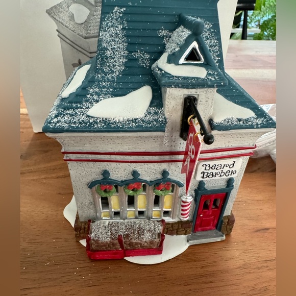 Dept 56 North Pole Series “Beard Barber Shop” with Box - Picture 8 of 8
